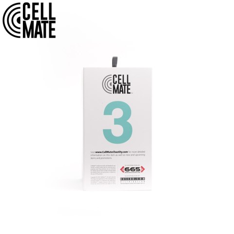 Pas cnoty Guardian Chastity Cage Clear Size 3 CELLMATE