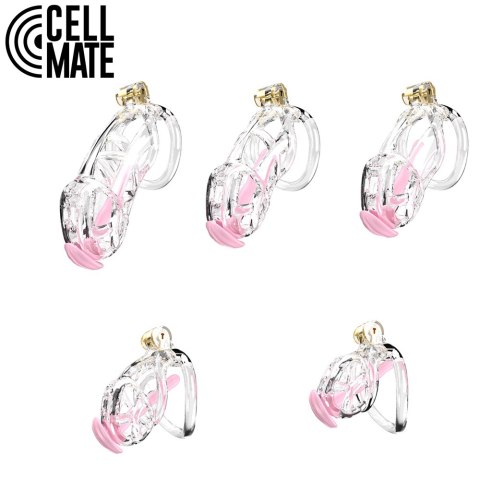 Pas cnoty Guardian Chastity Cage Clear Size 4 CELLMATE