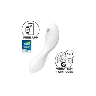 Stymulator łechtaczki Curvy 5Plus Air Pulse Stimulator Satisfyer