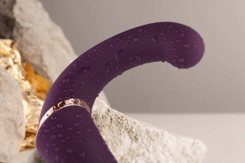 Wibrator Do Punktu G Ze Stymulatorem Variety Burgundy Rocks-Off