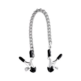 Zaciski na sutki Bite Heavy Nipple Clamps Silver Brutus