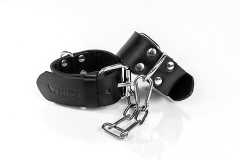 Kajdanki wąskie czarne L Primal Bond Whips