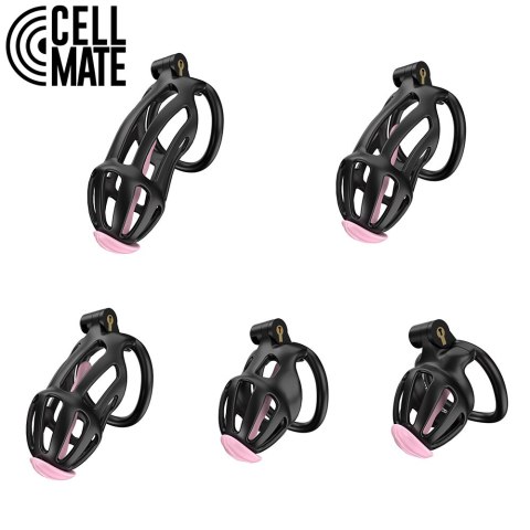 Pas cnoty Centurion Chastity Cage Black Size 2 CELLMATE