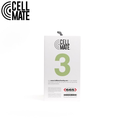 Pas cnoty Centurion Chastity Cage Black Size 3 CELLMATE