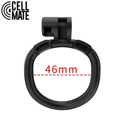 Pas cnoty Centurion Chastity Cage Black Size 4 CELLMATE