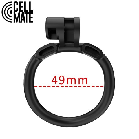 Pas cnoty Centurion Chastity Cage Black Size 4 CELLMATE