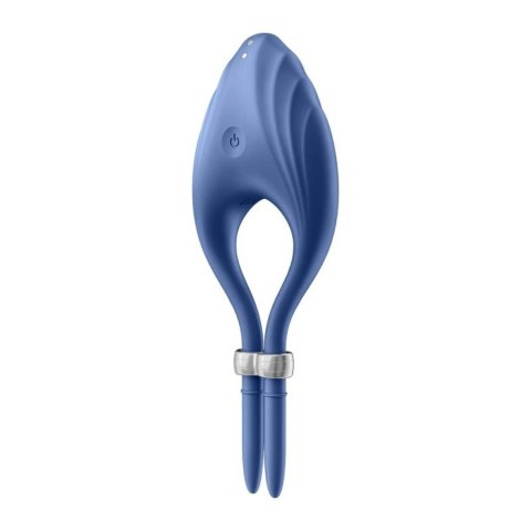 Pierścień erekcyjny Duelist Ring Vibrator Blue Satisfyer