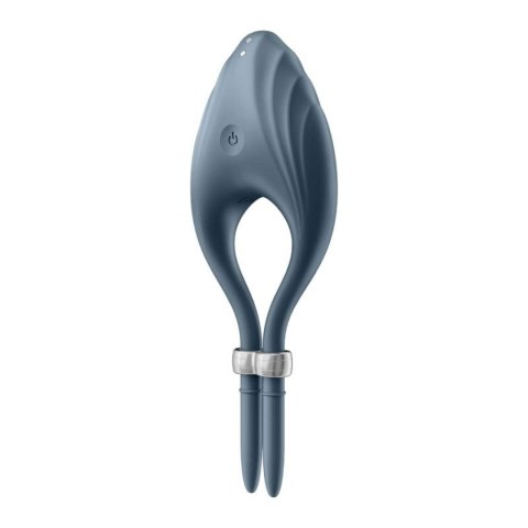 Pierścień erekcyjny Duelist Ring Vibrator Dark blue Satisfyer