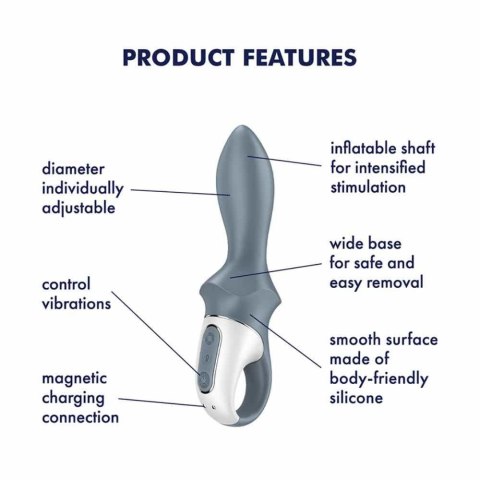 Pompowany wibrator analny Air Pump Booty 1 Satisfyer