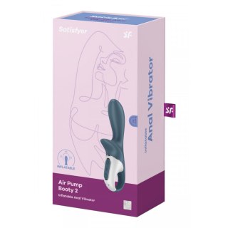 Pompowany wibrator analny Air Pump Booty 2 dark grey Satisfyer