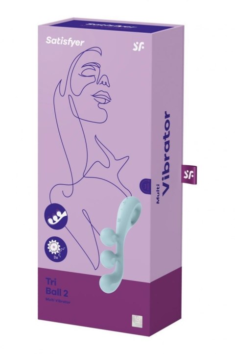 Potrójny wibrator Tri Ball 2 light blue Satisfyer