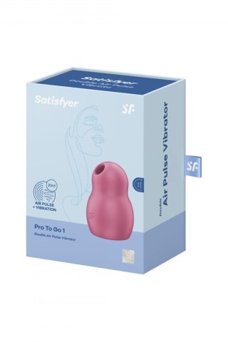 Stymulator łechtaczki Pro To Go 1 red Satisfyer
