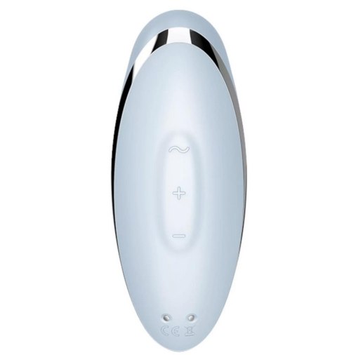 Stymulator łechtaczki Tap & Climax 2 blue Satisfyer