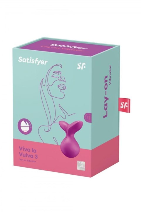 Stymulator łechtaczki Viva la Vulva 3 violet Satisfyer