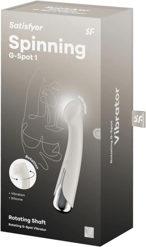 Wibrator do punktu G Spinning G-Spot 1 Beige Satisfyer