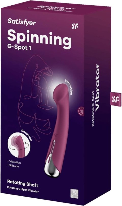 Wibrator do punktu G Spinning G-Spot 1 Red Satisfyer