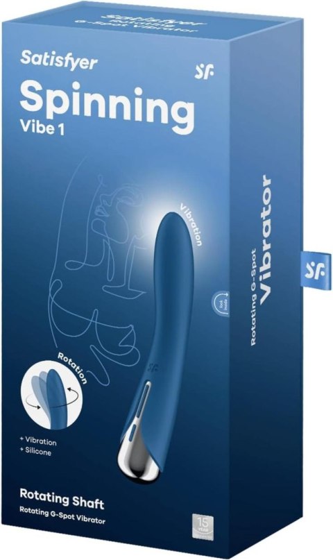 Wibrator do punktu G Spinning Vibe 1 Blue Satisfyer
