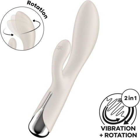 Wibrator króliczek Spinning Rabbit 1 Beige Satisfyer