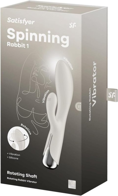 Wibrator króliczek Spinning Rabbit 1 Beige Satisfyer
