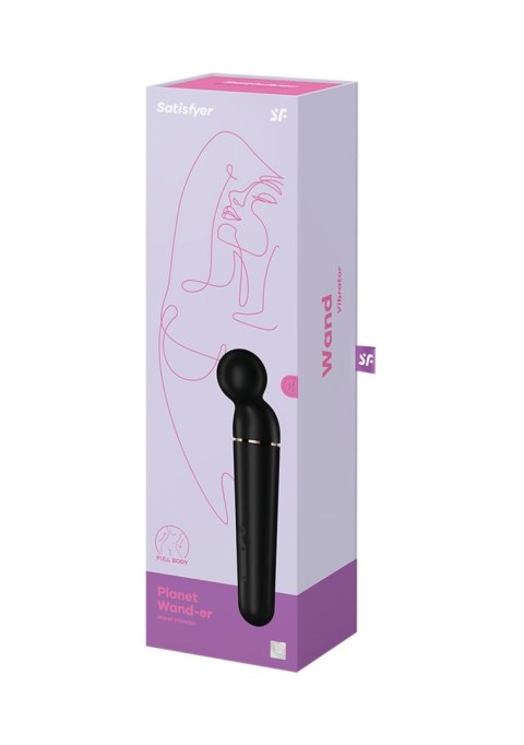 Wibrator różdżka Planet Wand-er black + rosegold Satisfyer