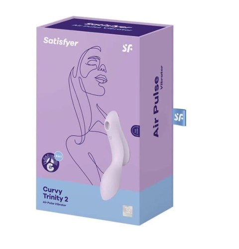 Wibrator wielofunkcyjny Curvy Trinity 2 violet Satisfyer