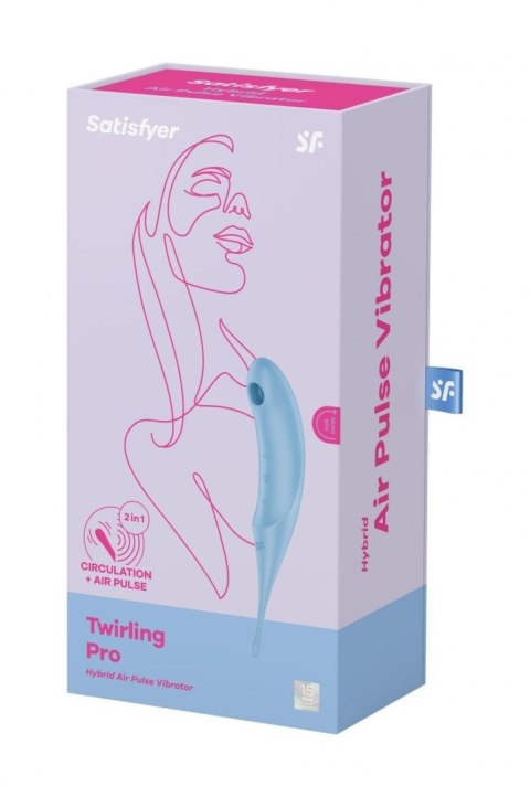 Wibrator wielofunkcyjny Twirling Pro blue Satisfyer