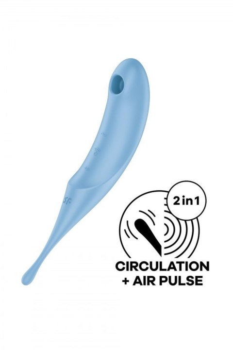 Wibrator wielofunkcyjny Twirling Pro blue Satisfyer