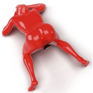 Korek analny Steroid ABS25 The Kettlebell 13 x 10.5cm All Black