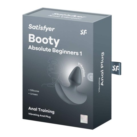 Wibrujący korek analny Booty Absolute Beginners 1 Satisfyer