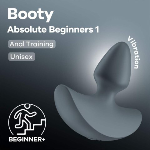 Wibrujący korek analny Booty Absolute Beginners 1 Satisfyer