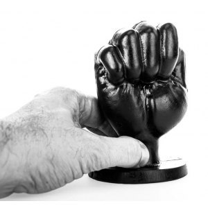 Korek analny AB92 Jordan 12 x 8cm All Black