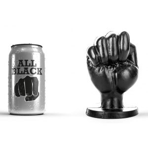 Korek analny AB92 Jordan 12 x 8cm All Black