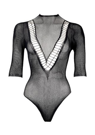 Body Le Désir Short Sleeve Teddy One Size Black Le Désir