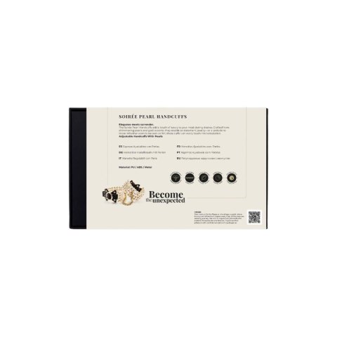 Kajdanki na nadgarstki BDSM Soirée Pearl Handcuffs Guilty Pleasure