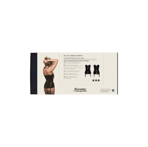 Gorset Black Amber Corset Black M Guilty Pleasure