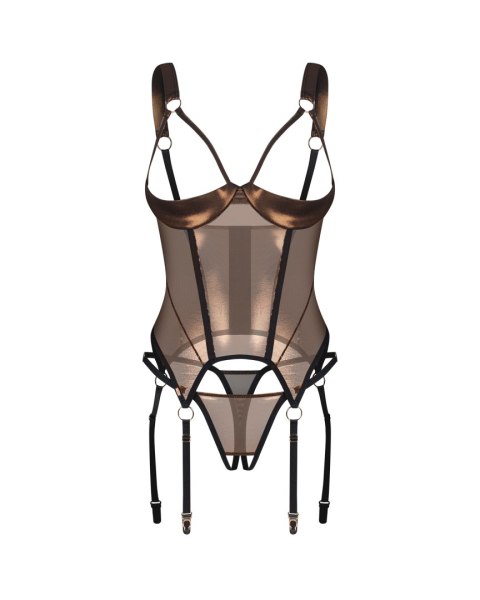 Soranna gorset i stringi otwarte L/XL Obsessive