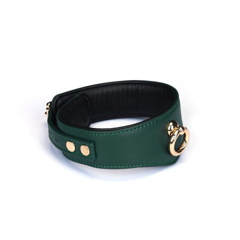 Obroża Mossy Chic Leather Curved Collar Liebe Seele