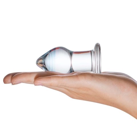 Szklany Korek Analny Amethyst Rain S Butt Plug Glas