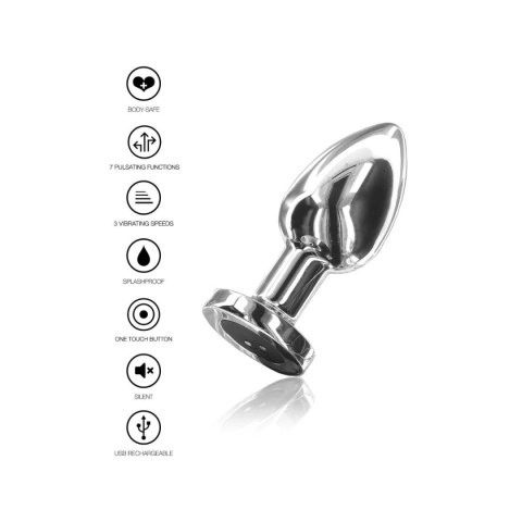 Wibrujący korek analny The Glider Vibrating Plug Large Toy Joy