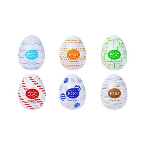 Zestaw 6 masturbatorów Egg Variety Pack Standard Tenga