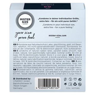 Condoms 64 Mm 3 Pieces Mister.Size