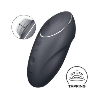 Stymulator łechtaczki Tap & Climax 1 grey Satisfyer
