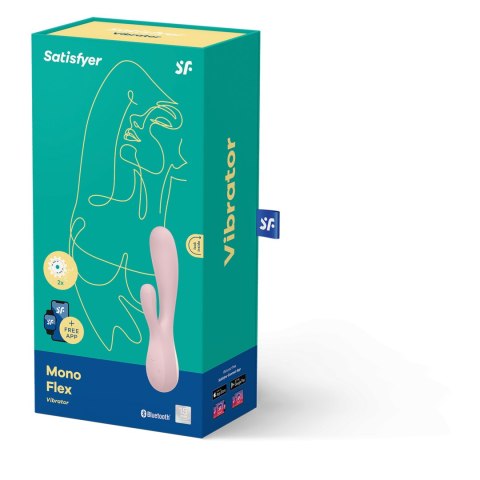 Wibrator Króliczek Mono Flex Mouve With App Satisfyer