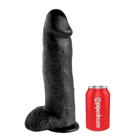 Dildo 31 cm Cock 12 inch w/balls black King Cock
