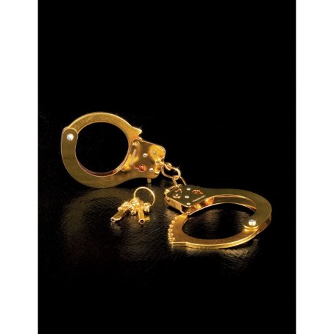 Kajdanki Metal Cuffs Fetish Fantasy Gold