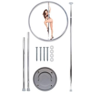 Rura do pole dance Fantasy Dance Pole Silver Fetish Fantasy Series