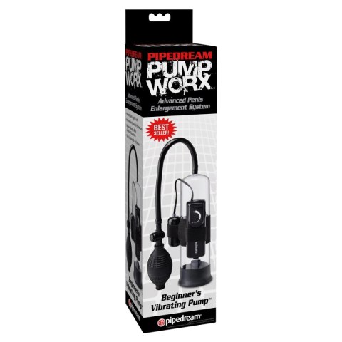 Wibrująca pompka do penisa Beginner's Vibrating Pump - Pump Worx