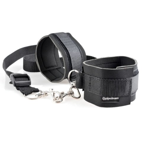 Zestaw do krępowania Cuff & Tether Set - Black Fetish Fantasy Series