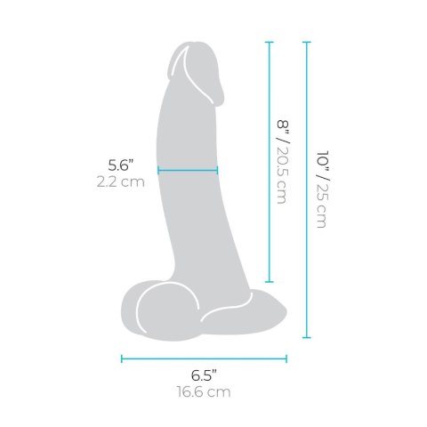 Dildo 25 cm Slipskin 10 Inch Curvy B-Vibe