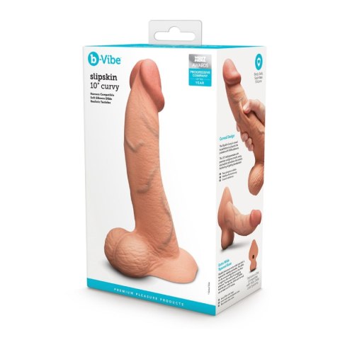 Dildo 25 cm Slipskin 10 Inch Curvy B-Vibe